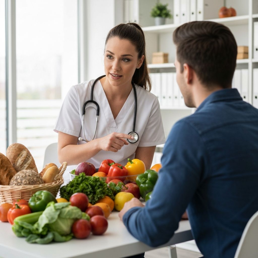 Healthy nutrition consultation